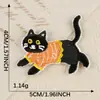 Nuevos Parches Bordados en Stock Venta al por Mayor Gato de Dibujos Animados Autoadhesivos DIY Funda de Teléfono Decoración Linda Pegatinas de Parche Bordado