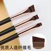 Pincel de Maquillaje Cangzhou, Pincel Angulado para Cejas, Pincel Detalle para Párpados, Pincel para Párpado Inferior, Pincel Plano de un Solo Filo para Delineador, Pincel para Ojos