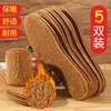 Palmilhas de lã de cordeiro cortáveis para o inverno, quentes, espessadas, forradas com fleece, absorventes de suor, respiráveis, super macias e confortáveis, unissex, disponíveis para dropshipping transfronteiriço