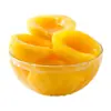 Melocotones Amarillos Frescos enlatados, Caja Completa, Latas Grandes de Fruta enlatada, Snacks Comerciales, Ingredientes para Hornear, 510g, Botellas de Vidrio