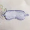 Antifaz de Seda Sintética para Dormir durante la Siesta, Bloqueador de Luz, Transpirable, Antifaz Elástico con Logo Impreso, Antifaz de Seda de Doble Cara al por Mayor