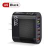 Carregador de Celular Padrão 65W 3USB+3 Tipo-C Cabeça de Carregamento Multi-Interface Plug Europeu, Americano e Britânico Lote Transfronteiriço