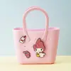 Monedero de silicona con forma de cueva cuadrada para niños, bolso cruzado para caminar, divertido y bonito bolso de silicona para cambio.