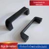 Fornecedor de fábrica preto punho de plástico atacado plástico ponte bow puxador de porta de plástico puxador de plástico