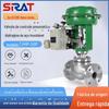 Válvula reguladora pneumática de assento único em aço inoxidável ZJHP válvula de controle proporcional de pressão e temperatura de vapor válvula de corte