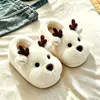 Pantuflas de Algodón para Bebé Otoño Invierno Unisex Niños Pequeños Interior Hogar Pantufla de Algodón Talón Cerrado Más Terciopelo Cálido Zapatos de Algodón Peludos para Niños