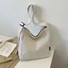 2025 Nueva Bolsa de Mezclilla Estilo Perezoso para Mujer Versátil Bolso Tote de Gran Capacidad Bolso de Hombro Simple para el Viaje Diario