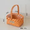 Cesta de Flores de Mimbre Tejida a Mano, Cesta de Flores Frescas de Mano, Cesta de Paja, Cesta de Bambú, Decoración para Bebé, Cesta de Flores para el Hogar