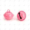 22mm Colorido Pequeno Sino Acessórios Chaveiro Cor de Doce Sino de Metal Pintado Decoração de Árvore de Natal Pet