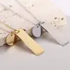 Europa y Estados Unidos nuevo amor transfronterizo collar láser de letras largas de 12 MM y 10 MM collar redondo simple de acero inoxidable para mujer