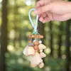 Kit de Materiales para Colgante Sonajero de Cáscara de Fruta Natural Llavero DIY Accesorios para Bolsas Fabricante de Colgantes Venta al por Mayor