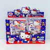 Criatividade de Desenho Animado Série Hello Kitty Conjunto de Adesivos de 10 Peças Adesivos com Expressões Fofas para Decorar Garrafas de Água, Materiais de Celular e Diários
