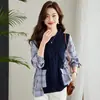 Estilo Novo Primavera 2026 Pulôver Casual Oversized Conjunto Falso de Duas Peças