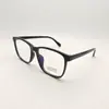En Stock Entrega Rápida Gafas Ultraligeras Tr90 Montura Cuadrada Maquillaje Sencillo Gafas para Influencers Unisex Modernas Montura Grande Adelgazantes Sin Graduación