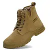 Zapatos de Protección Laboral, Antiaplastastamiento, Antipenetración, Zapatos de Trabajo Aislantes, de Caña Alta, Forrados de Polar para Otoño e Invierno, con Puntera de Acero, Zapatos de Seguridad para el Trabajo al por Mayor