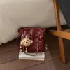 Bolso de Cadena de Rombo de Alta Gama, Bolso Cubo de Moda Ligera de Lujo Tendencia, Bolso de Hombro Nuevo Elegante y Sofisticado para el Trabajo