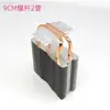 Radiador de torre dupla Iluminação LED Equipamento de refrigeração para geladeira Dissipador de calor de resfriamento semicondutor DIY
