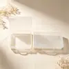 Caixa de Transporte de Plástico, Caixa de Plástico Transparente, Caixa de Armazenamento de Ferramentas para Peças de Ferragem com Tampa, Caixa de Embalagem Transparente para Brinquedos