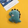 Desenho animado pequeno dinossauro broche acessórios algodão pelúcia boneca diy bolsa chaveiro pingente acessórios de roupas atacado