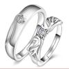 Aliança de casamento transfronteiriça Angel love para homens e mulheres anel de casais banhado a prata feminino coreano joias de mão fabricantes atacado