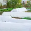 Tela Blanca No Tejida Engrosada Protección contra el Frío para Árboles Frutales Aislamiento de Jardinería Huerto Tela Transpirable Anticongelante