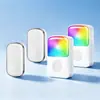 Timbre Inalámbrico Vibratorio con Luz Intermitente, Timbre Inteligente Modificado Amigable para Ancianos, Timbre Inalámbrico Impermeable para Emergencias