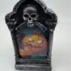Decorações de festa de Halloween, luzes de lápide, presentes de pegadinha, luzes criativas de abóbora brilhantes em LED para Halloween