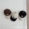 Gorra con visera de colores combinados personalizada estilo coreano para niños, otoño e invierno, niños y niñas, moda para bebés, gorra de béisbol con visera solar de gofres con letras