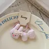 Presilha de cabelo infantil fofa estilo coreano com laço, elástico de cabelo adorável de estrela de cinco pontas, acessório de cabelo versátil para meninas, grampo para franja