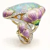 Tilianni Jewelry Venda Quente Transfronteiriça Anel Criativo Moda Europeia e Americana Personalidade Anel de Dedo Feminino Fábrica Atacado