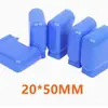 Cubiertas de pie de goma en forma de U, fundas para tubos cuadrados de bastidor de equipo, fundas de tubo engarzadas antideslizantes y amortiguadoras, personalizables no estándar