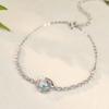 Pulsera Original Sunset Star Femenina Plata Esterlina Diseño Nicho Geométrico Estrella Piedra Luna Pulsera Diamante Esmalte