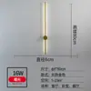 Luminária de parede de luxo, tipo barra longa, minimalista e rotativa, luminária de parede simples e moderna para fundo de sala de estar, luminária de cabeceira criativa nórdica para quarto