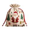 Pacote de Decoração de Natal Bolsa de Bolso Presente de Natal Bolsa de Embalagem com Grande Armazenamento Bolsa de Presente do Papai Noel