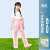 Pantalones de lluvia desechables para niños con cubrepiés, cubrepiernas impermeables de medio cuerpo engrosados para uso en rafting al aire libre y parques de atracciones, impermeable separado