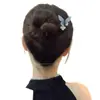 Horquilla de Sándalo en Forma de U de Mariposa Magnolia para Mujer, Nuevo Estilo Chino Antiguo Accesorio para el Cabello Hanfu, Horquilla de Flor Súper de Hada