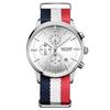 Dropshipping Megir Multifuncional para Hombre Resistente al Agua Deportivo de Cuarzo Reloj 2011 Luminoso