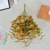 Fabricante de plantas artificiales de origen: Hojas de begonia de 7 ramas, hojas de planta del dinero, hojas de caladio, hojas de camote, hojas de planta araña y otros accesorios para paredes de plantas