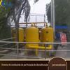 Selo d'água para biogás, Projeto de tratamento de esgoto Selo d'água, Bloqueador de fogo úmido para prevenir o retorno do fogo