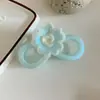 Novo Produto Transfronteiriço Outono e Inverno: Presilha de Cabelo Flor Geométrica Colorida, Fashion, Simples, Versátil, Grampo para Penteado Updo na Nuca, Acessório de Cabelo para Mulheres