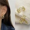 Nuevos Pendientes Metálicos de Alta Gama de Moda, Aretes de Botón, Aros y Colgantes para Mujer, Pendientes de Moda, Únicos y Elegantes