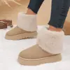 Otoño 2026 Nueva Llegada Comercio Exterior Tallas Grandes para Mujer Casual Cómodo Estilo Europeo Americano Moda Ropa Exterior Botas Talla Única