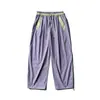 Yidao Vintage Otoño 2026 Nuevo Lanzamiento Pantalones Funcionales para Exteriores Bloque de Color Pierna Curva Pierna Ancha Senderismo Montañismo Sueltos Casuales