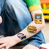 Pegatinas de tatuaje para juegos infantiles de comercio exterior transfronterizo, pegatinas impermeables desechables de transferencia al agua para los brazos de los niños, fiesta