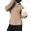 Sudadera con capucha auténtica y ajustada 2025 Nuevo Otoño e Invierno Engrosada Cálida de Terciopelo Austriaco Ajustada Corta