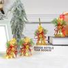 Colgante de campana navideña Jingchen Campana dorada navideña Decoraciones colgantes para árbol de Navidad Suministros para decoración navideña