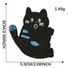 Logo Bordado por Computadora Gatito Original de Dibujos Animados Accesorios para Ropa Zapatos y Sombreros Accesorios Pegatinas Bordadas Autoadhesivas Tela para Manualidades Pegatinas