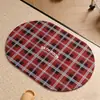 Alfombrillas de Baño Retro para Uso Doméstico, Fáciles de Cuidar, Absorbentes de Agua, Secado Rápido, Recortables, Resistentes a Manchas, Alfombrillas Antideslizantes de Tierra de Diatomeas