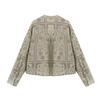Exportação Transfronteiriça Atacado Roupas Femininas Estilo Europeu e Americano Moda Versátil Retro Recorte Bordado Camisa Tops 2949021