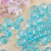 36 Cuentas de Esquina Facetadas Acrílico Transparente Cuentas Sueltas de Colores Cuentas para Jarrón Cuentas Hechas a Mano con Galvanoplastia DIY Accesorios para Joyería
